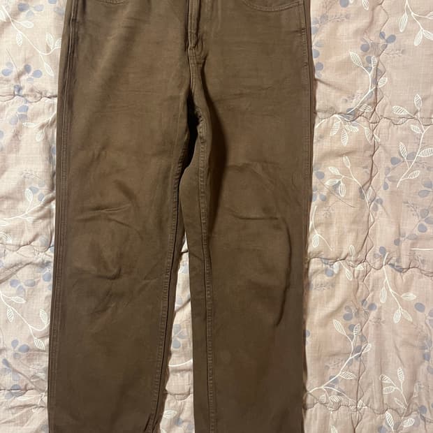 유니클로U 브라운진 32