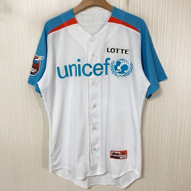 KBO 카멜레온어센틱 롯데자이언츠 유니세프유니폼/져지 100 #8 전준우