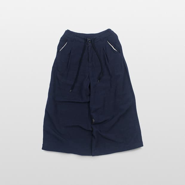 Betty Smith Linen Blend Wide Culotte Pan