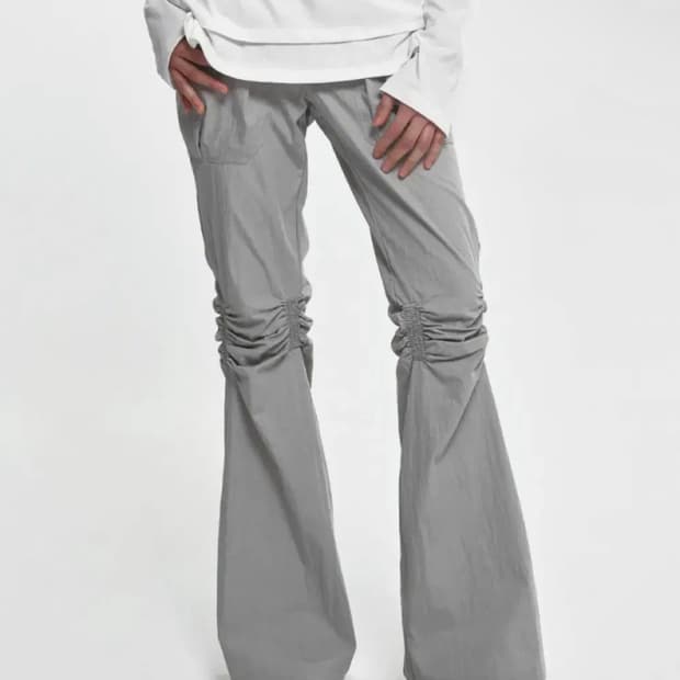 nache 나체 EXPOSURE ZIP DETAIL PANTS
