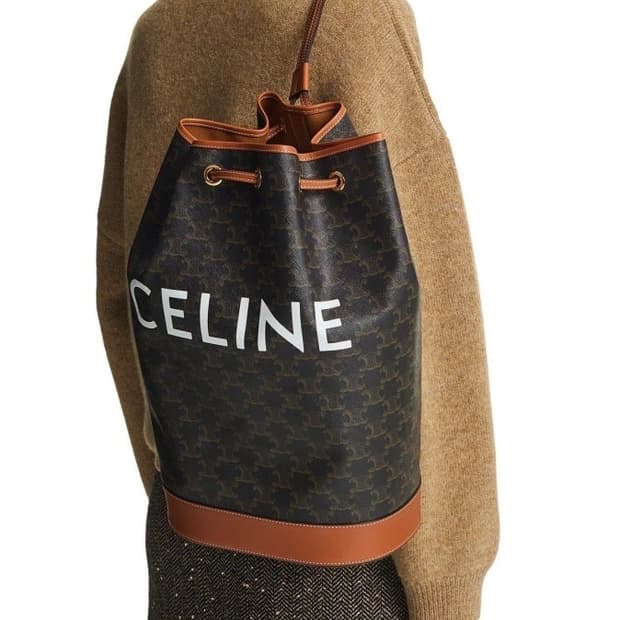 [ONE SIZE] 셀린느 미디엄 트리오페 캔버스 세일러 백