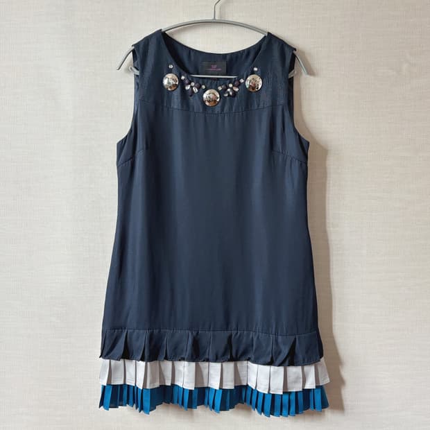 Vintage Pleated Dress