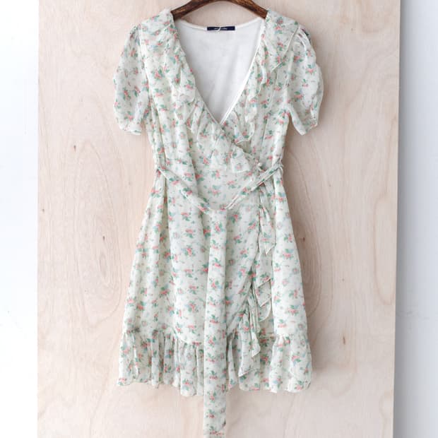 flower frill one-piece