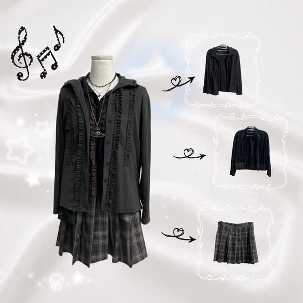 긱시크 페미닌 세트 