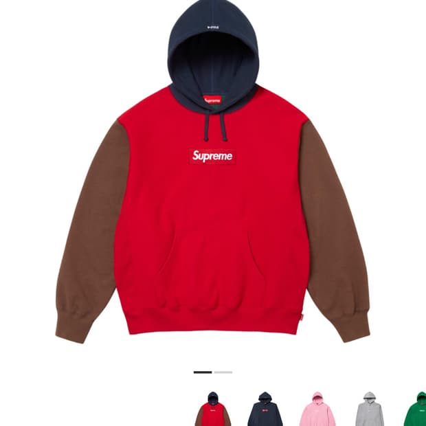 슈프림 박스로고 멀티 후드 m 팝니다
