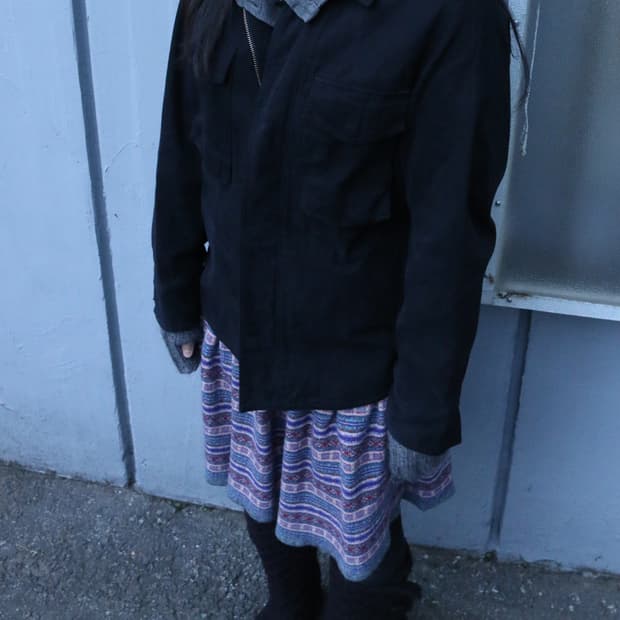 유나이티드 애로우즈 밀리터리 자켓