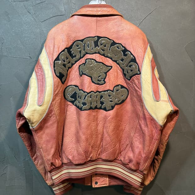 [M] VINTAGE 빈티지 가죽 스타디움 자켓