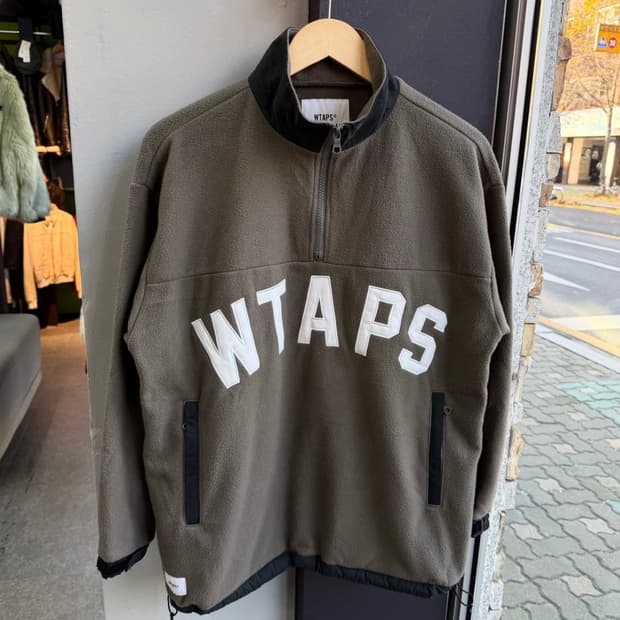 WTAPS 더블탭스 하프집업 플리스