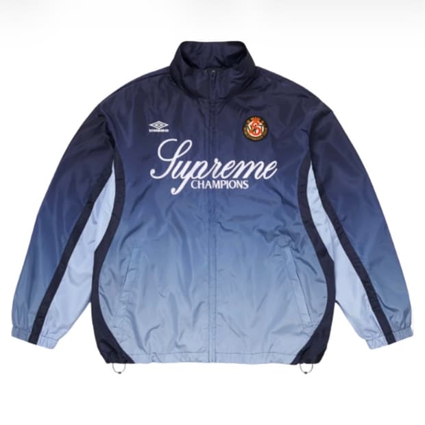 (구해요)슈프림 엄브로 그라디언트 트랙자켓 네이비 S