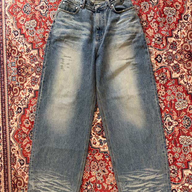 Stu 벌룬 데님팬츠