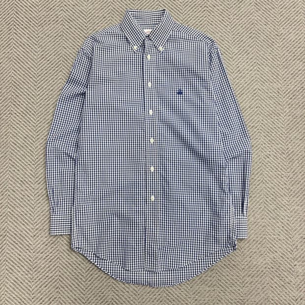 브룩스브라더스 깅엄체크셔츠 v1562