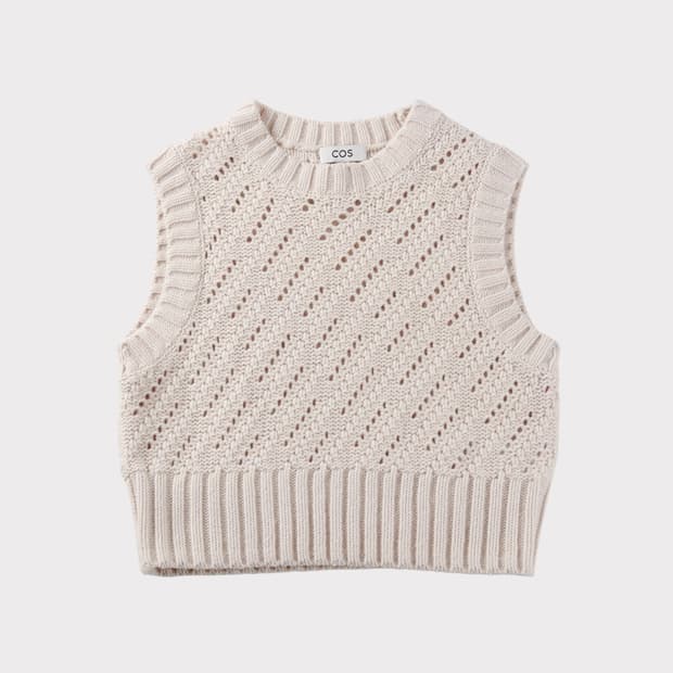 [여성 S] 코스 니트 조끼