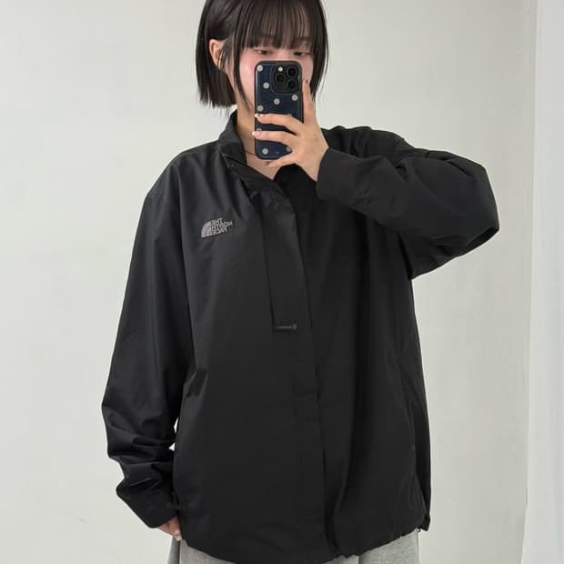 노스페이스 블랙 바람막이