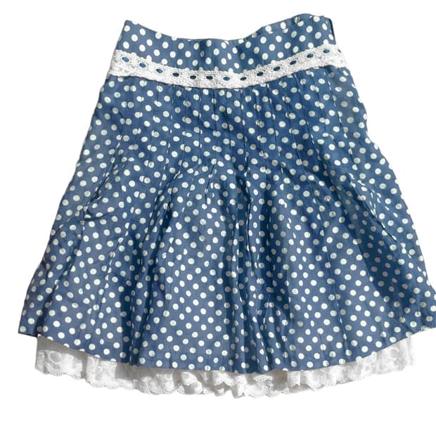 Polka Dot Lace Skirt 폴카도트 레이스스커트
