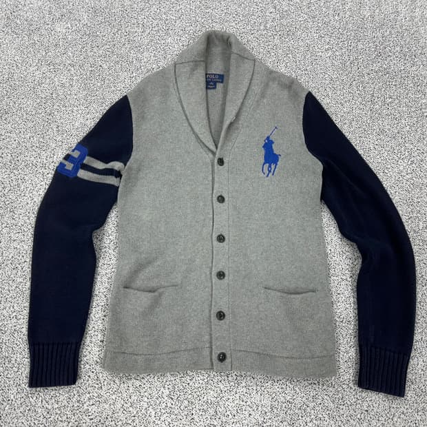 폴로 랄프로렌 빅포니 숄카라 가디건