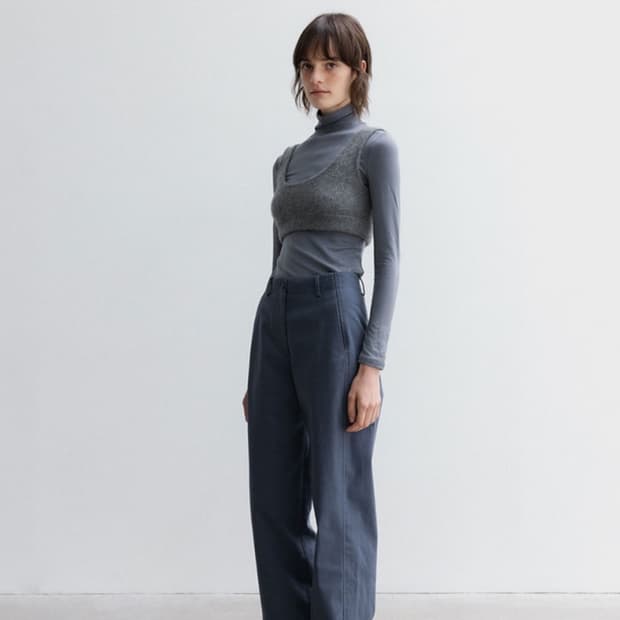 LFM wide leg cotton trouser