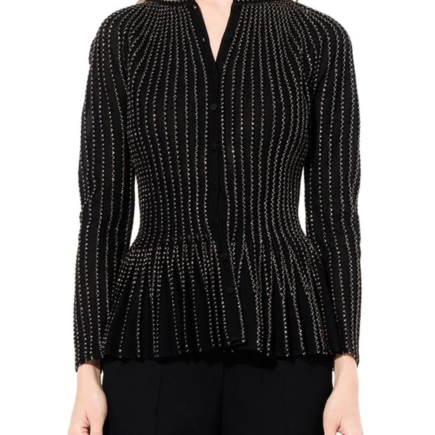 알렉산더 맥퀸 금사 가디건(S)