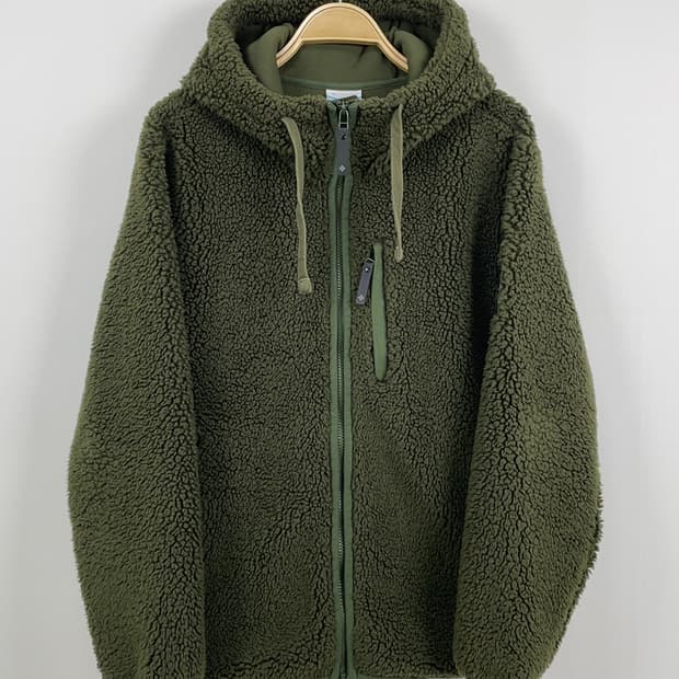 컬럼비아 마운트 후드 아카이브 쉐르파 플리스 후드집업