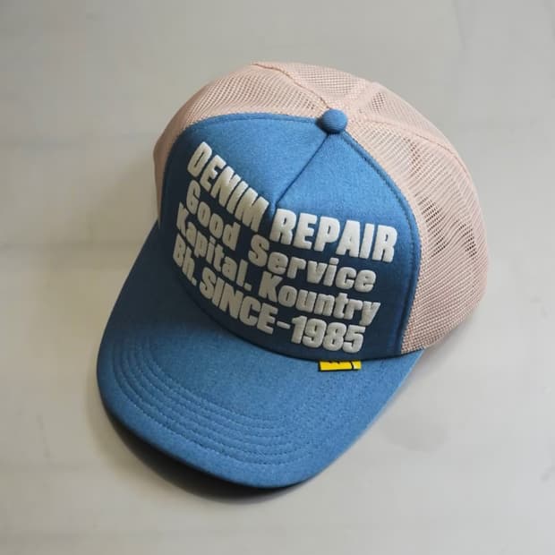 [새상품] 캐피탈 데님 트러커캡 