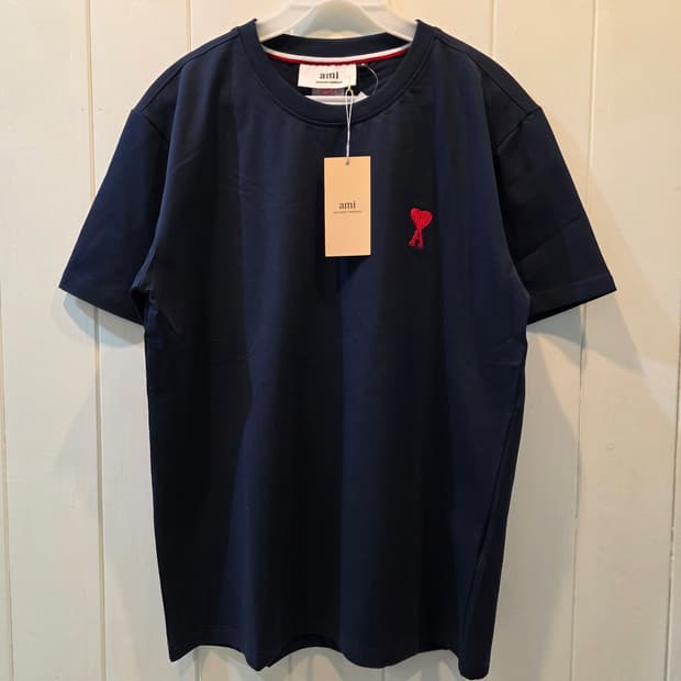 (새상품) AMI 아미 반팔티 기본티