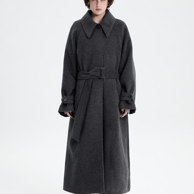트리밍버드 traum long coat gray