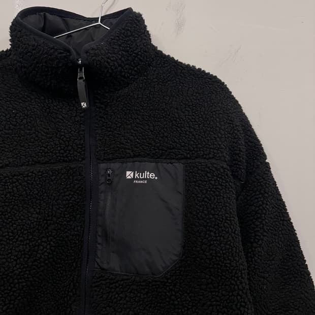 쿨트 프랑스 리버시블 뽀글이 플리스 패딩