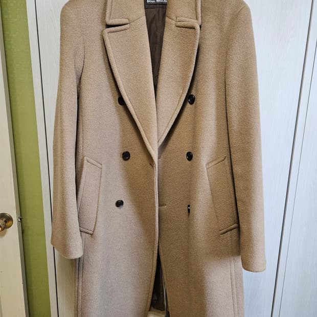 레노마 옴므 카멜 더블 코트 95