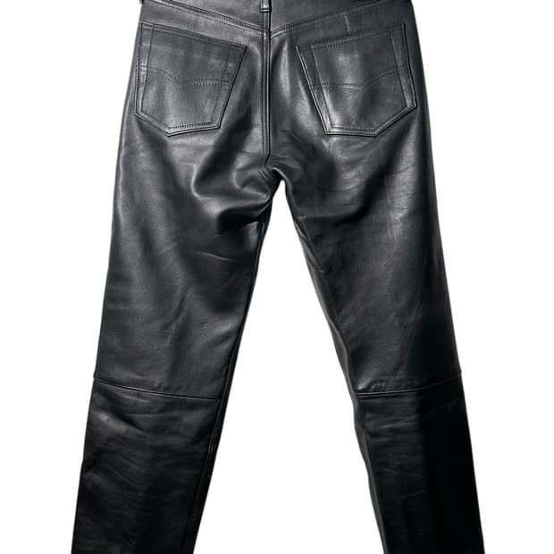 빈티지 리얼레더 팬츠