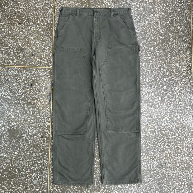 칼하트 더블니 카펜터 팬츠 B136-MOS 36