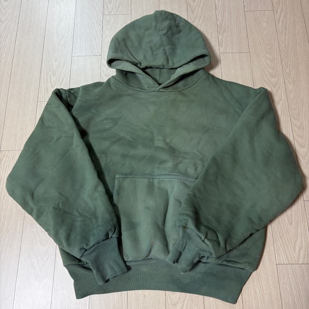 칸예 대선후드 카키 (염색) m