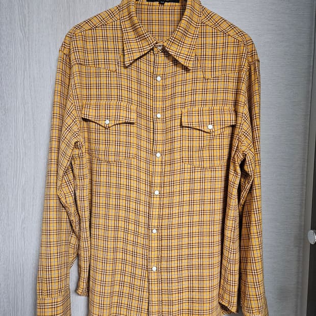 버드노트 플란넬 웨스턴 셔츠 44사이즈