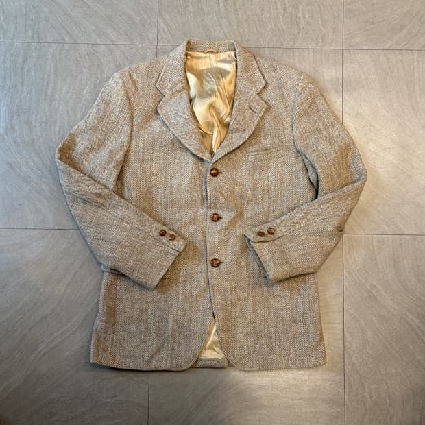 빈티지 해리스트위드 울 자켓 