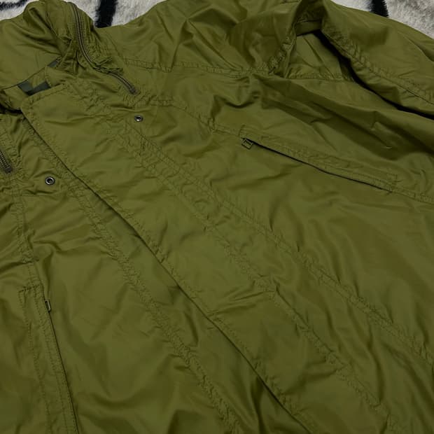 [2]이세이미야케 Fete 아카이브 파라슈트 롱 자켓/카키올리브