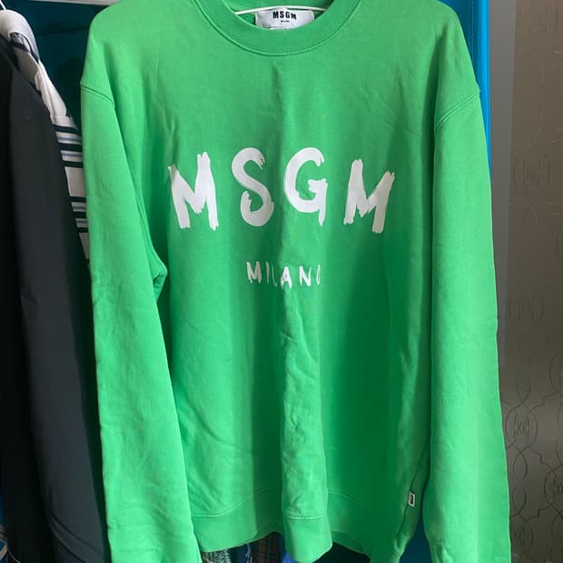 Msgm 맨투맨 그린 L