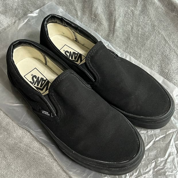 반스 슬립온 블랙 250