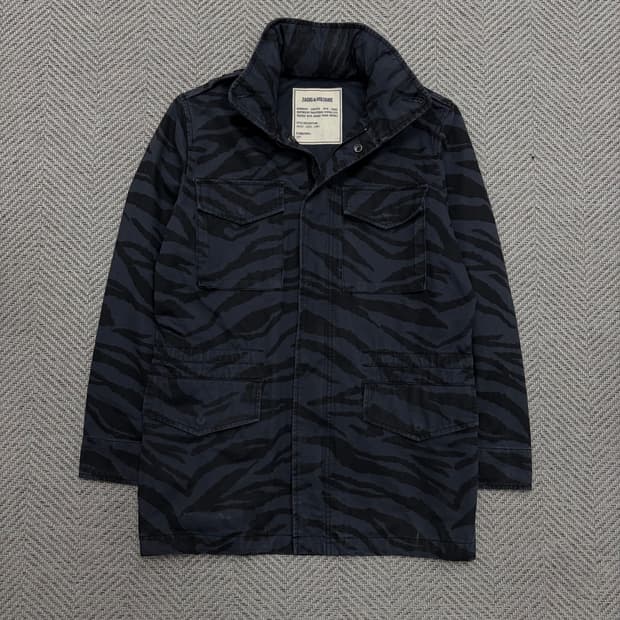 자딕앤볼테르 타이거카모 워크자켓 v1483