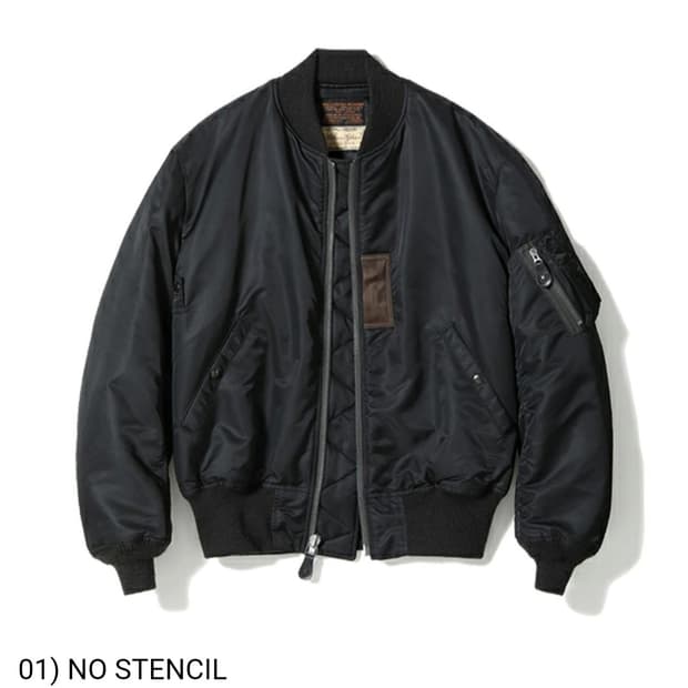 [XL] 버즈릭슨 알버트터너 MA-1 블랙 