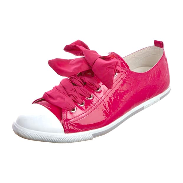 프라다 레드 스니커즈 36.5