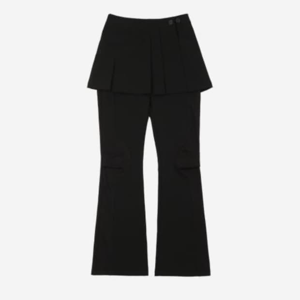 메온셀 오호스 2-way Pleats Skirt Pants Black 2
