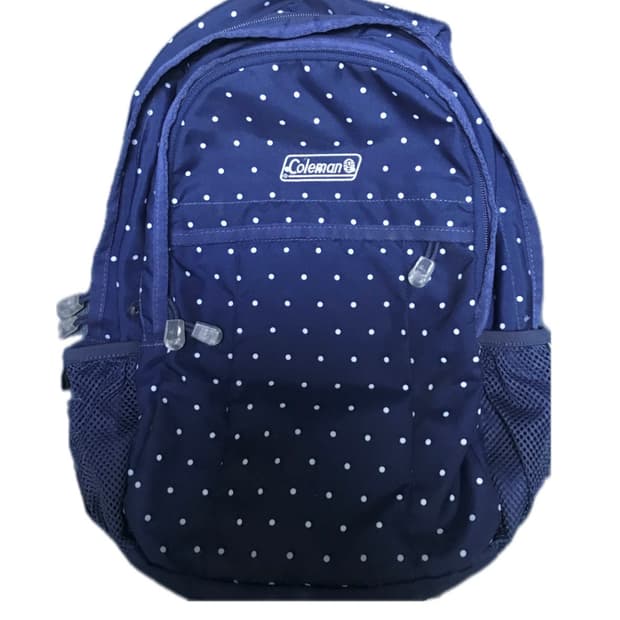 Coleman 콜맨 도트 백팩 네이비 파랑