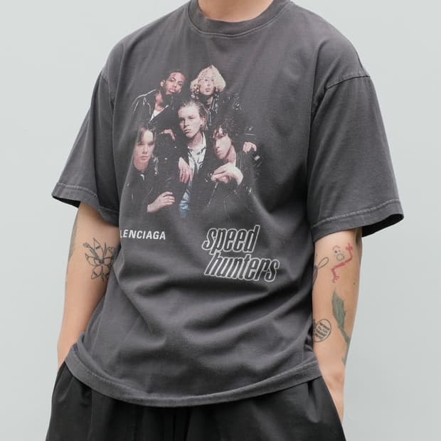 발렌시아가 18fw 스피드헌터 티셔츠 S