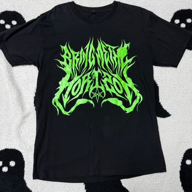 Bring me the horizon 로고 반팔