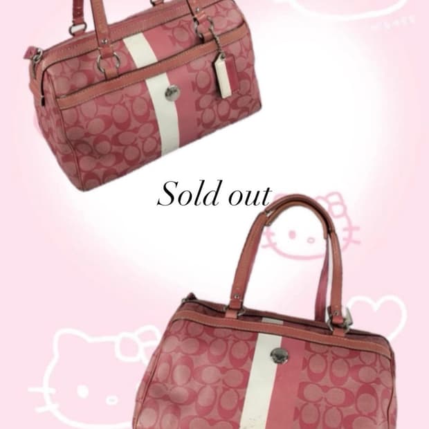 빈티지 코치 토트백