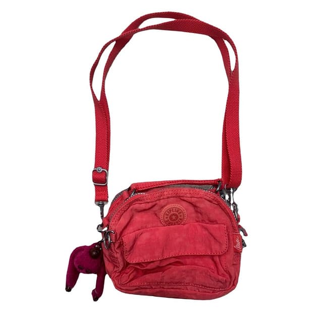 키플링 미니 크로스백 레드