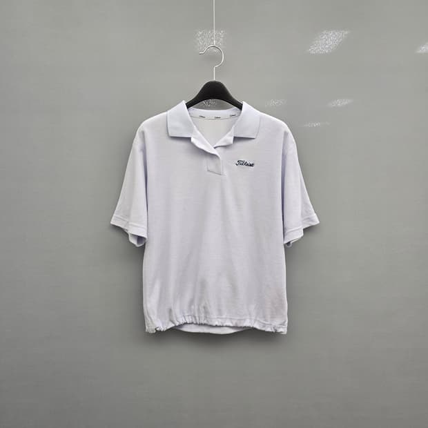 타이틀리스트 반팔 카라 티셔츠 하늘색