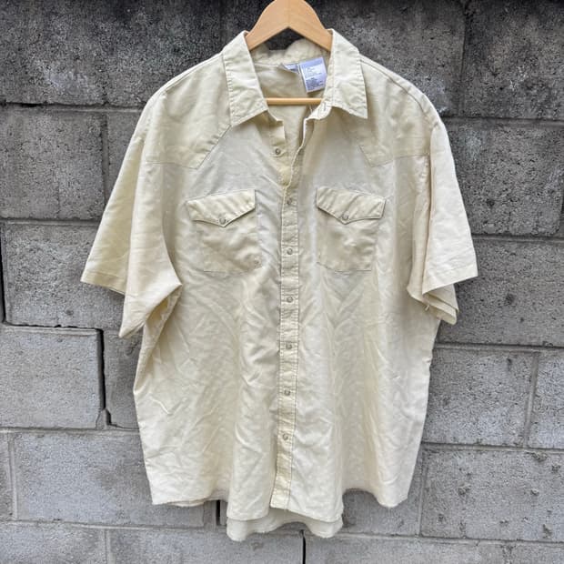 90s 익스프레스 라이더 빈티지 웨스턴 반팔 셔츠 2xl