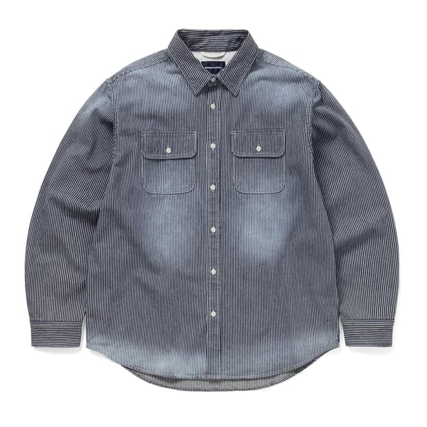 25FW Thisisneverthat Hickory Denim Shirt