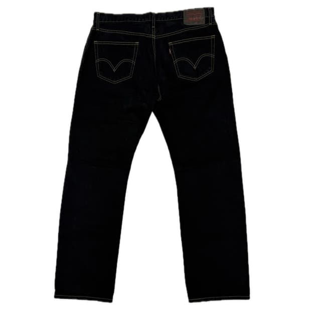 리바이스 505 블랙진 데님팬츠 36x32