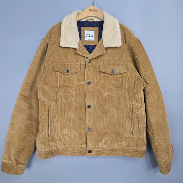 자라(ZARA) 코듀로이 골덴 퍼카라 자켓 XL