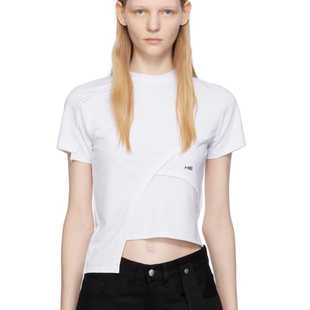 HELIOT EMIL 디컨스트럭트 화이트 티셔츠 XS 새상품